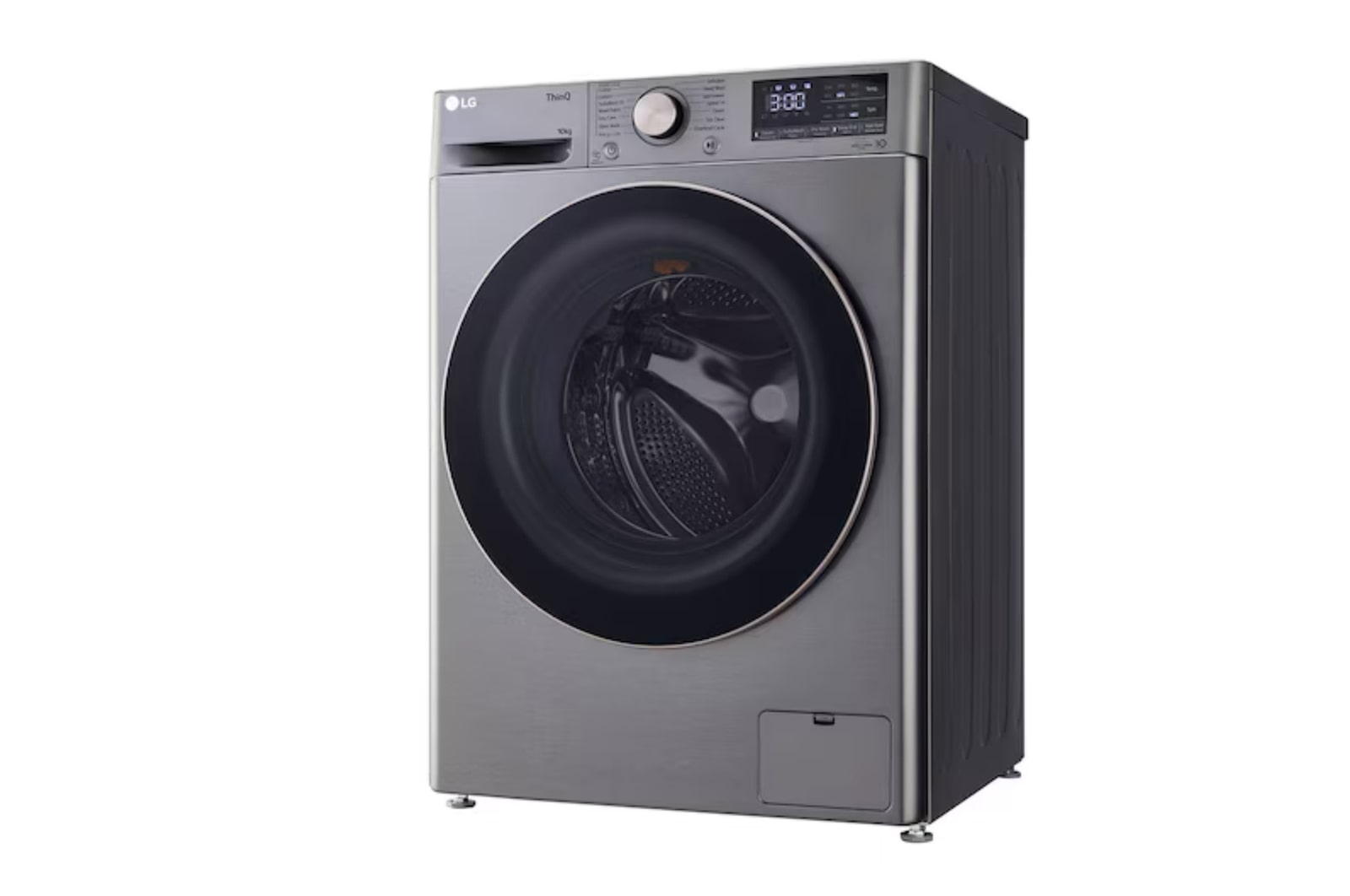 LG 10 Kg Front Load Washing Machine, AI Direct Drive™, 6 Motion Direct Drive, Platinum Silver, 5 Star, FHP1410Z7P