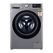 LG 10Kg Front Load Washing Machine, AI Direct Drive™, Platinum Silver, FHP1410Z7P