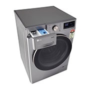 LG 10Kg Front Load Washing Machine, AI Direct Drive™, Platinum Silver, FHP1410Z7P