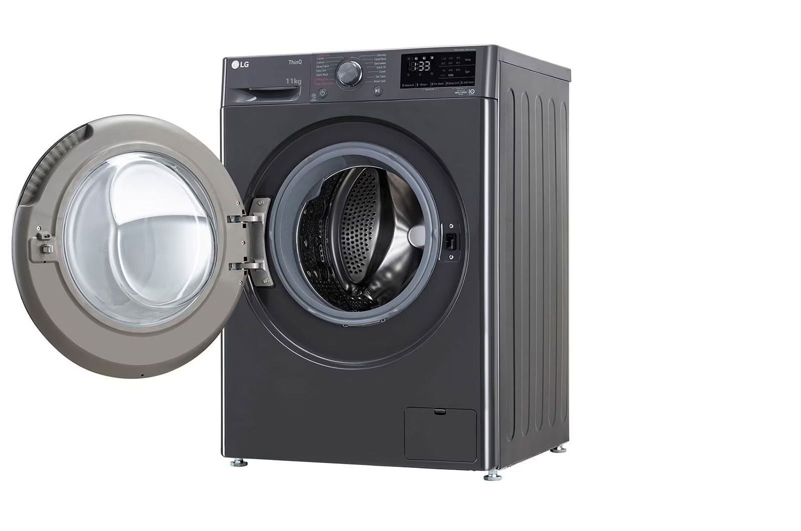LG 11Kg Front Load Washing Machine, AI Direct Drive™, Middle Black, FHP1411Z5M