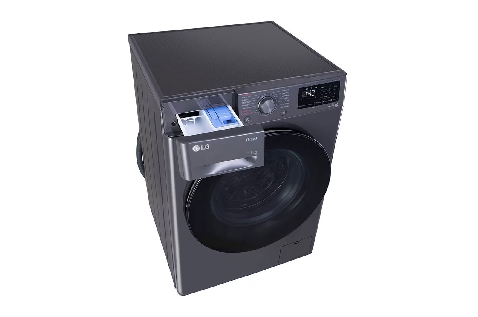 LG 11Kg Front Load Washing Machine, AI Direct Drive™, Middle Black, FHP1411Z5M