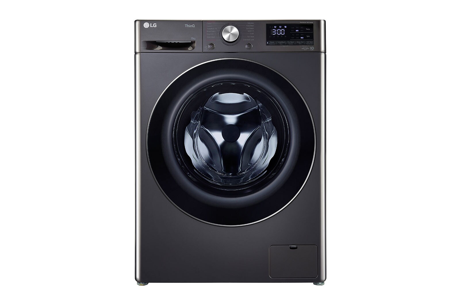 LG 11Kg Front Load Washing Machine, AI Direct Drive™, Black VCM, FHP1411Z9B