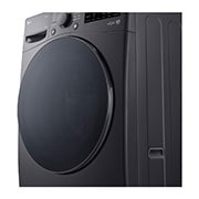 LG 15Kg Front Load Washing Machine, AI Direct Drive™, Middle Black , FHT1415ZTM