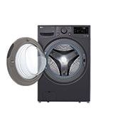 LG 15Kg Front Load Washing Machine, AI Direct Drive™, Middle Black , FHT1415ZTM