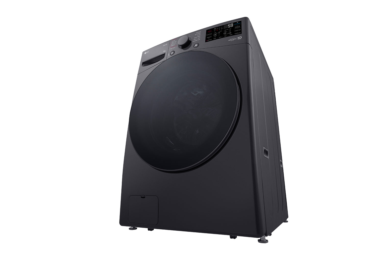 LG 15Kg Front Load Washing Machine, AI Direct Drive™, Middle Black , FHT1415ZTM