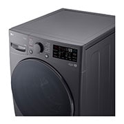 LG 15Kg Front Load Washing Machine, AI Direct Drive™, Middle Black , FHT1415ZTM