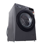 LG 7Kg Front Load Washing Machine, AI Direct Drive, Steam™, Middle Black, FHV1207Z2M