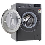 LG 7Kg Front Load Washing Machine, AI Direct Drive™, Middle Black, FHV1207Z4M