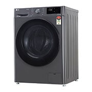 LG 7Kg Front Load Washing Machine, AI Direct Drive™, Middle Black, FHV1207Z4M
