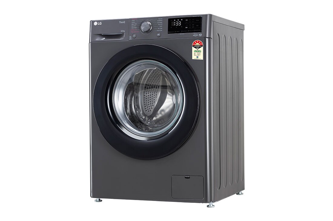 LG 6.5Kg Front Load Washing Machine, AI Direct Drive™, Middle Black, FHV1265Z2M