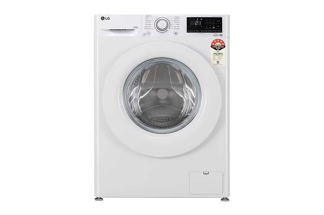 LG FHV1265Z2W front loading washing machine front view