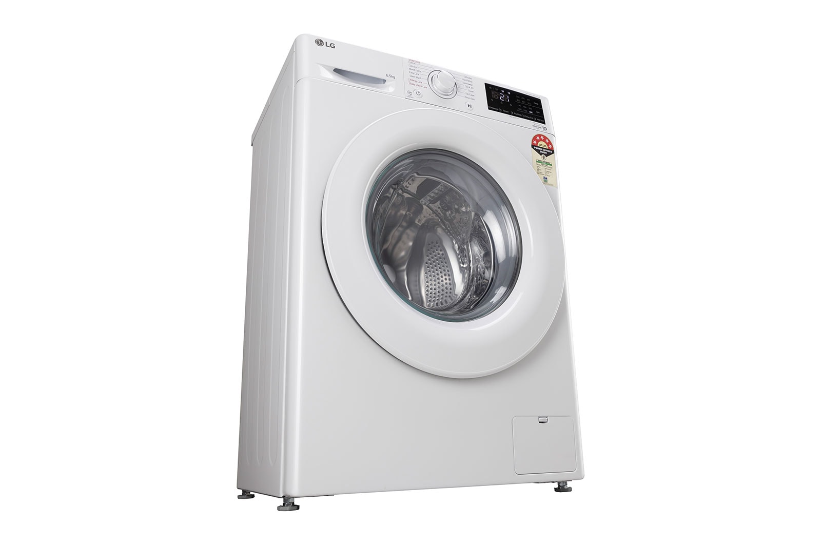LG 6.5Kg Front Load Washing Machine, AI Direct Drive™, Steam, White, FHV1265Z2W