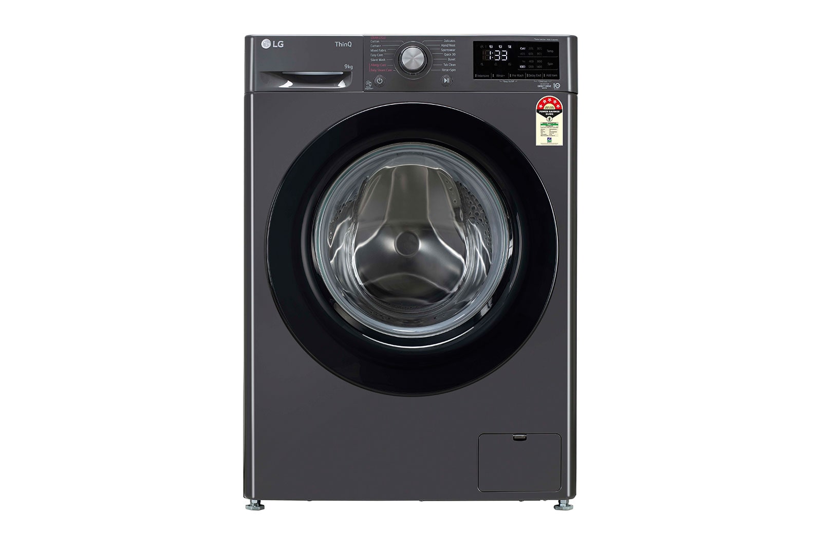 LG FHV1409Z2M Front Loading Washing Machines front view