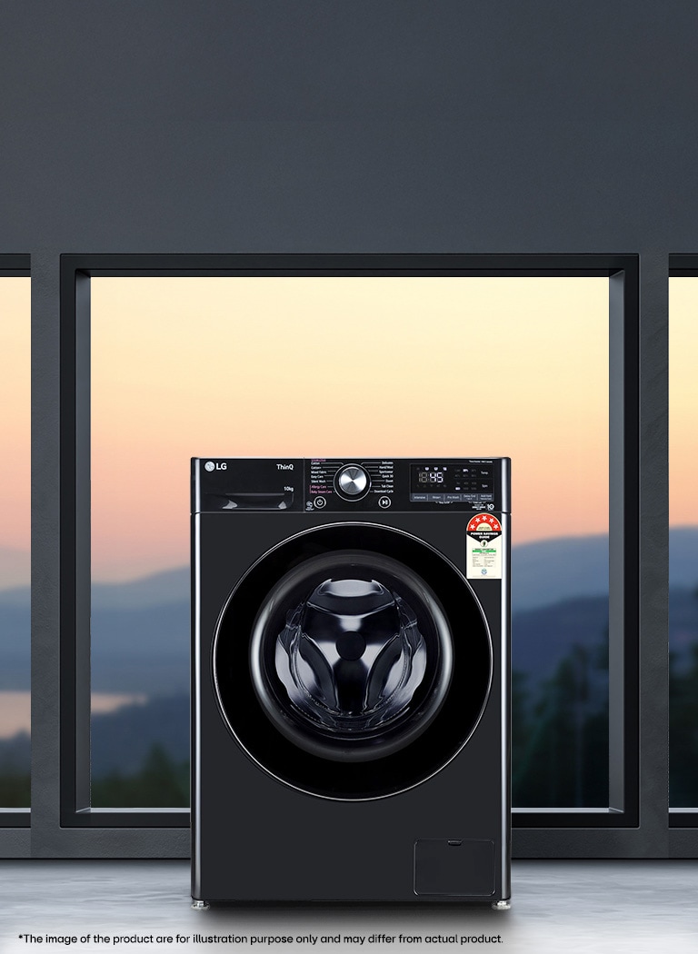 The LG Washing Machine is fast but gentle on clothes