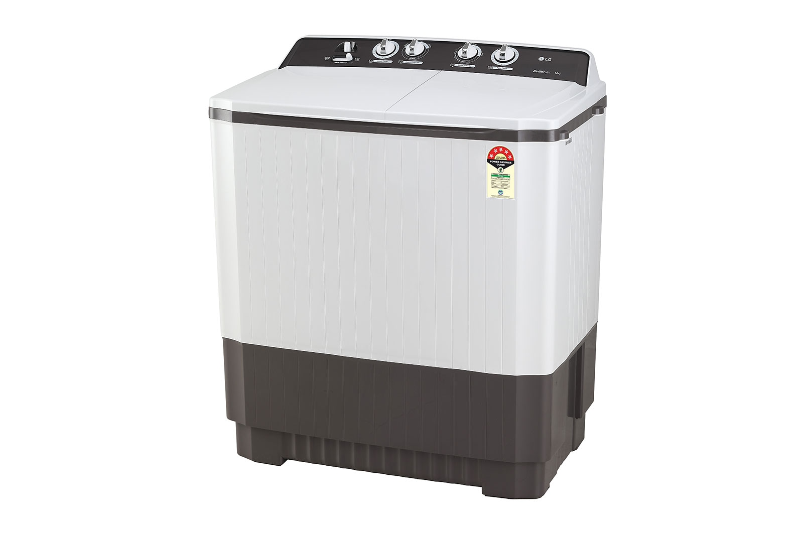 LG 10Kg  Semi Automatic Top Load Washing Machine, Roller Jet Pulsator, Dark Gray, P1040RGAZ