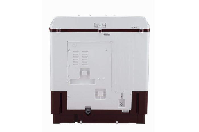 LG 10.5Kg Semi Automatic Washing Machine, Roller Jet Pulsator + Soak, Burgundy, 5 Star, P105ASRAZ