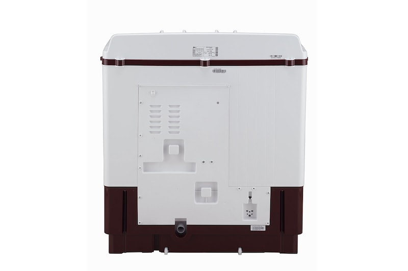 LG 10.5Kg Semi Automatic Washing Machine, Roller Jet Pulsator + Soak, Burgundy, P105ASRAZ