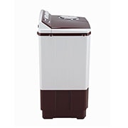 LG 10.5Kg Semi Automatic Top Load Washing Machine, Roller Jet Pulsator + Soak, Burgundy, P105ASRAZ