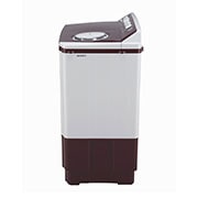LG 10.5Kg Semi Automatic Top Load Washing Machine, Roller Jet Pulsator + Soak, Burgundy, P105ASRAZ
