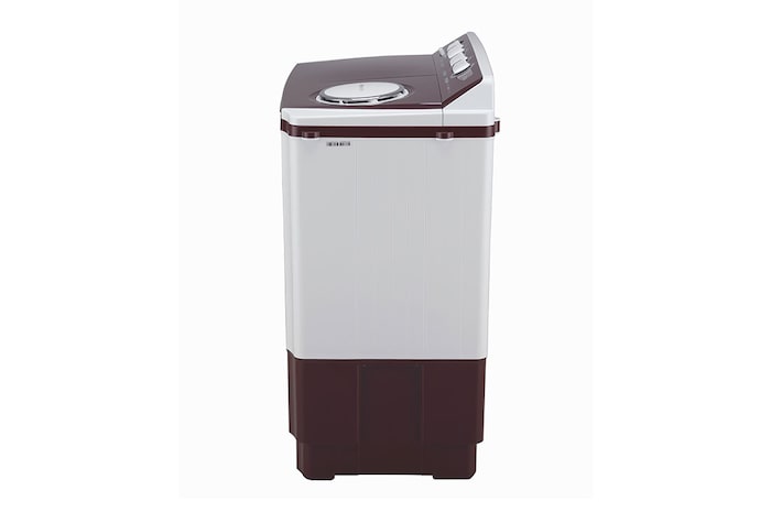 LG 10.5Kg Semi Automatic Washing Machine, Roller Jet Pulsator + Soak, Burgundy, 5 Star, P105ASRAZ