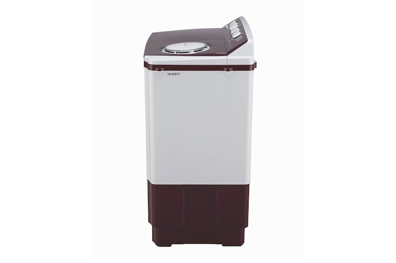 LG 10.5Kg Semi Automatic Washing Machine, Roller Jet Pulsator + Soak, Burgundy, P105ASRAZ