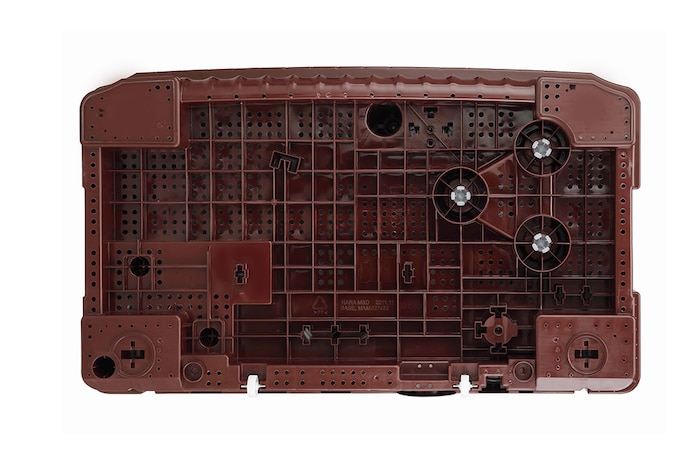 LG 10.5Kg Semi Automatic Washing Machine, Roller Jet Pulsator + Soak, Burgundy, 5 Star, P105ASRAZ