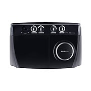 LG 11Kg Semi Automatic Washing Machine, Roller Jet Pulsator + Soak, Middle Black, 5 Star, P1155SKAZ, Top View