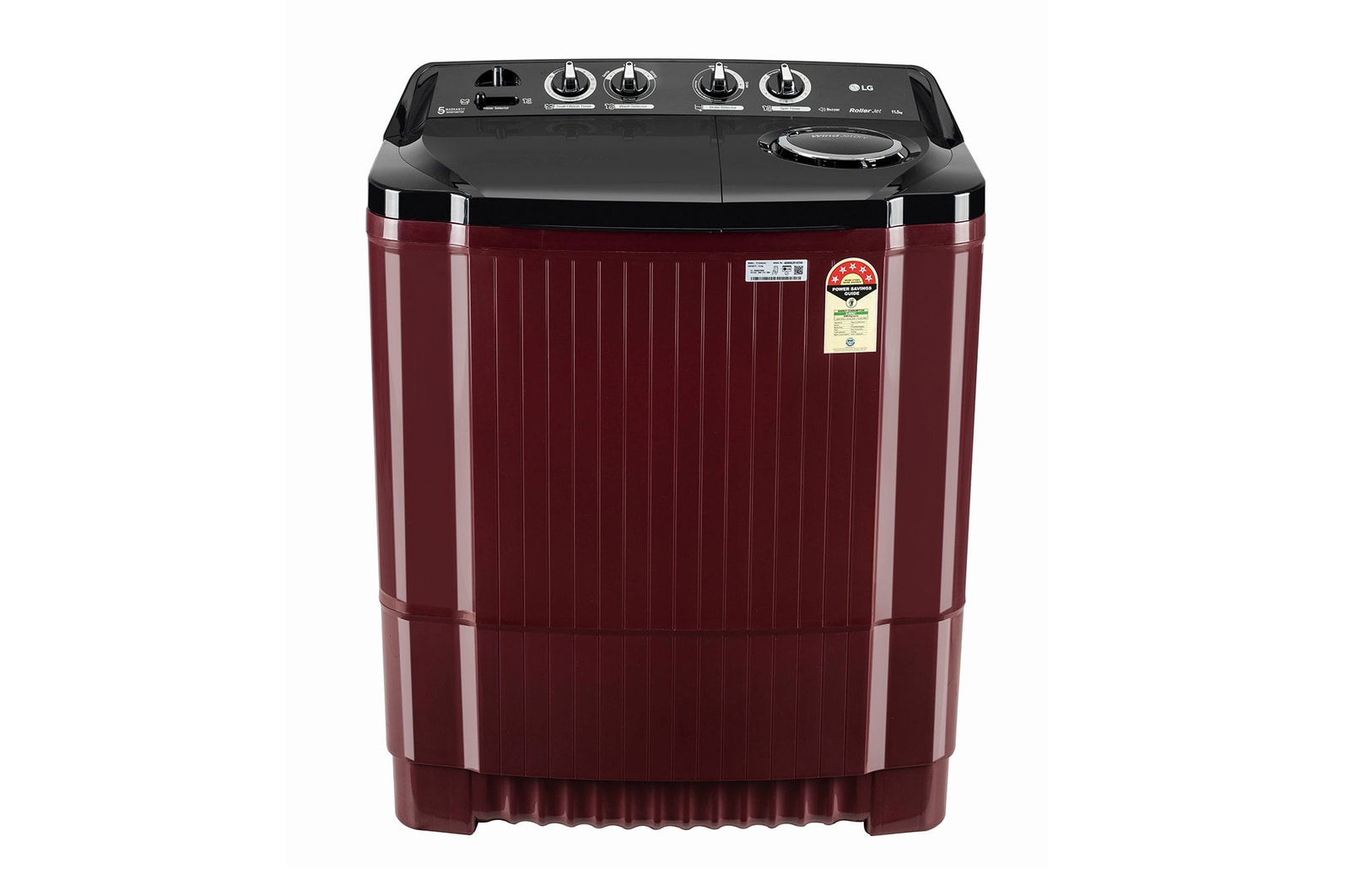 LG P115ASDAZ Semi Automatic Washing Machines front view