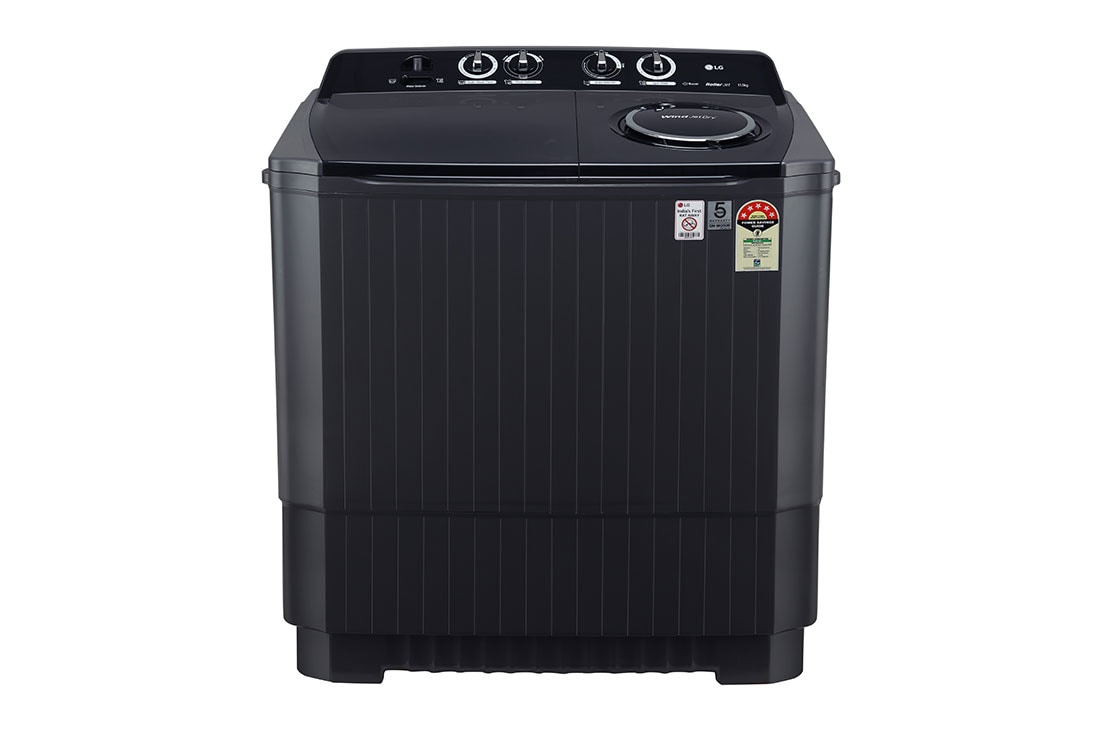 LG P115ASKAZ semi automatic washing machine front view
