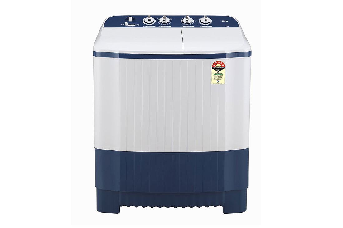 LG 7Kg Semi Automatic Top Load Washing Machine, Rat Away Technology, Dark Blue, P7010NBAZ