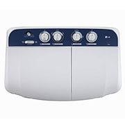 LG 7Kg Semi Automatic Top Load Washing Machine, Rat Away Technology, Dark Blue, P7010NBAZ
