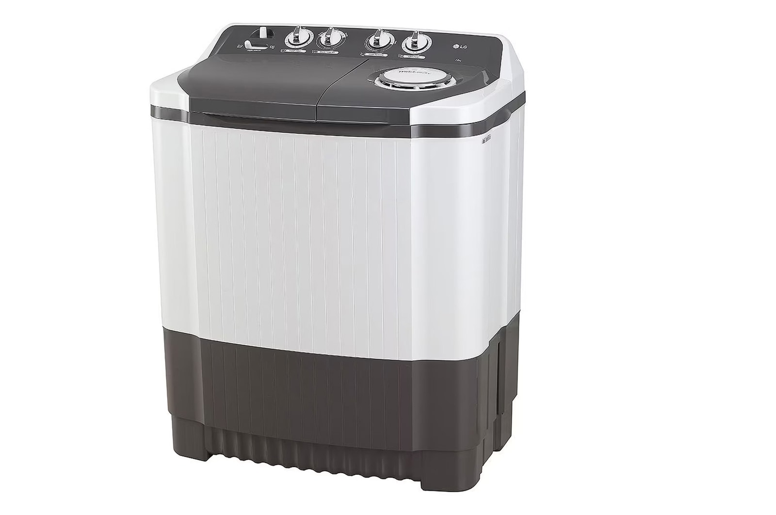 LG 7Kg Semi Automatic Washing Machine, Rat Away Technology, Wind Jet Dry, Dark Grey, 5 Star, P7020NGAZ