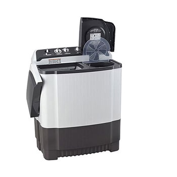 LG 7Kg Semi Automatic Washing Machine, Rat Away Technology, Wind Jet Dry, Dark Grey, 5 Star, P7020NGAZ