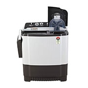 LG 7Kg Semi Automatic Top Load Washing Machine, Rat Away Technology, Dark Gray, P7020NGAZ