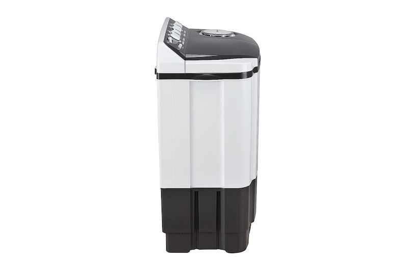LG 7Kg Semi Automatic Top Load Washing Machine, Rat Away Technology, Dark Gray, P7020NGAZ