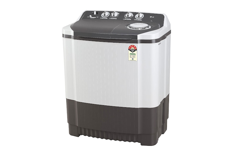 LG 7Kg Semi Automatic Top Load Washing Machine, Rat Away Technology, Dark Gray, P7020NGAZ