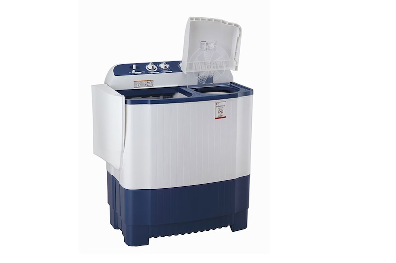 LG 7.5 Kg Semi Automatic Washing Machine with Roller Jet Pulsator, Wind Jet Dry, Dark Blue, 5 Star, P7510RBAZ