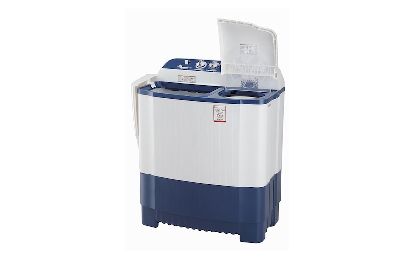 LG 7.5 Kg Semi Automatic Washing Machine with Roller Jet Pulsator, Wind Jet Dry, Dark Blue, 5 Star, P7510RBAZ