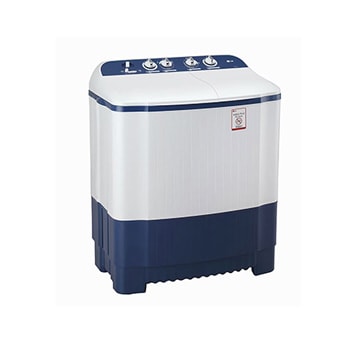 LG 7.5 Kg Semi Automatic Washing Machine with Roller Jet Pulsator, Wind Jet Dry, Dark Blue, 5 Star, P7510RBAZ