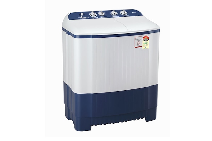 LG 7.5Kg Semi Automatic Washing Machine, Roller Jet Pulsator, Dark Blue, 5 Star, P7510RBAZ