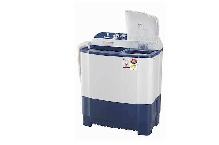 LG 7.5Kg Semi Automatic Washing Machine, Roller Jet Pulsator, Dark Blue, 5 Star, P7510RBAZ