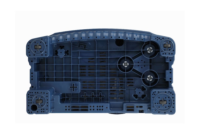 LG 7.5Kg Semi Automatic Washing Machine, Roller Jet Pulsator, Dark Blue, 5 Star, P7510RBAZ