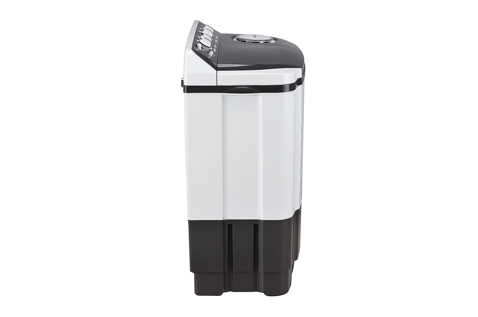 LG 7.5Kg Semi Automatic Top Load Washing Machine, Roller Jet Pulsator, Dark Gray, P7510RGAZ