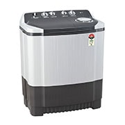 LG 7.5Kg Semi Automatic Top Load Washing Machine, Roller Jet Pulsator, Dark Gray, P7510RGAZ