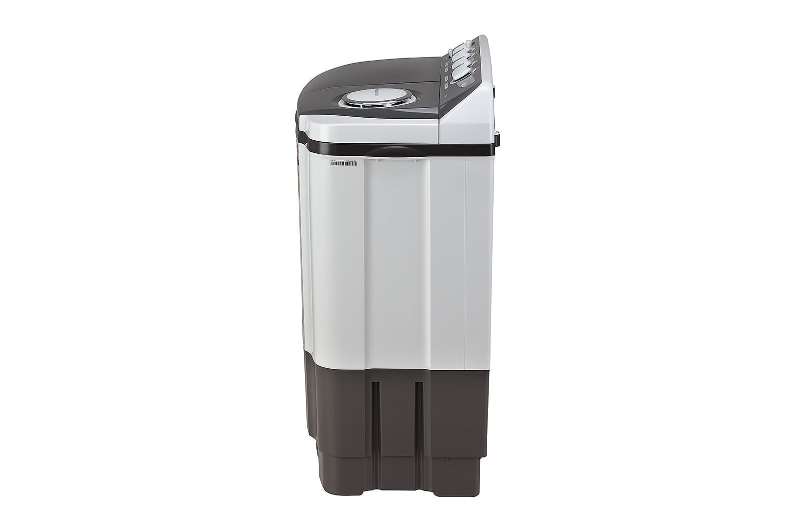 LG 7.5Kg Semi Automatic Top Load Washing Machine, Roller Jet Pulsator, Dark Gray, P7510RGAZ