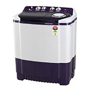 LG 7.5Kg Semi Automatic Top Load Washing Machine, Roller Jet Pulsator + Soak, Purple, P7525SPAZ
