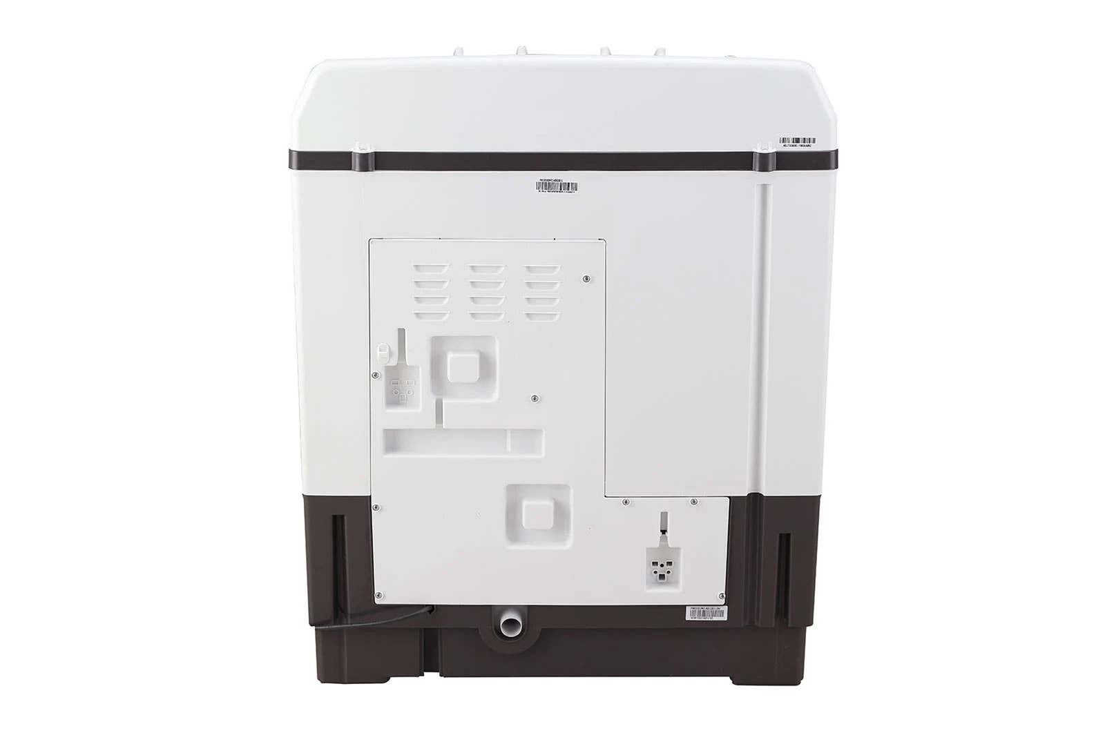 LG 8Kg Semi Automatic Top Load Washing Machine, Roller Jet Pulsator + Soak, Rat Away, Dark Gray, P8030SGAZ