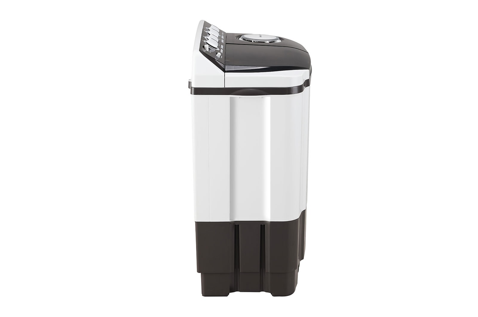 LG 8Kg Semi Automatic Top Load Washing Machine, Roller Jet Pulsator + Soak, Rat Away, Dark Gray, P8030SGAZ