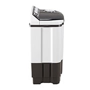 LG 8Kg Semi Automatic Top Load Washing Machine, Roller Jet Pulsator + Soak, Rat Away, Dark Gray, P8030SGAZ