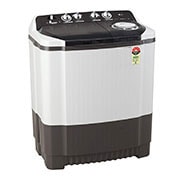 LG 8Kg Semi Automatic Top Load Washing Machine, Roller Jet Pulsator + Soak, Rat Away, Dark Gray, P8030SGAZ